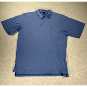 Ralph Lauren Men's Sz 2XL Blue Short Sleeve Collared Polo‎ Golf Shirt